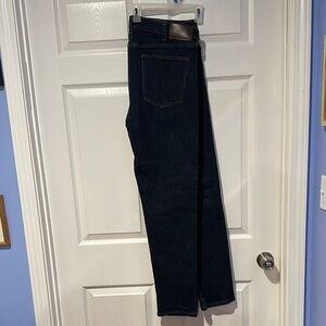 Very Gently Worn Men’s Lands End Dark Wash Square Rigger Slim Fit Jeans 36W 32L